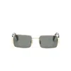 Retrosuperfuture Z Rectangle-frame Sunglasses In Black
