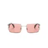 Retrosuperfuture Eyewears In Black/silver