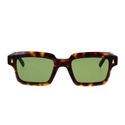 Retrosuperfuture Giardino Logo-print Sunglasses In Brown