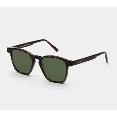 Retrosuperfuture Eyewear In Marrone/verde