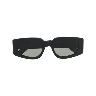 Retrosuperfuture Sculpted-design Sunglasses In Black