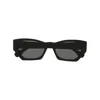 Retrosuperfuture Square-frame Logo-detail Sunglasses In Black