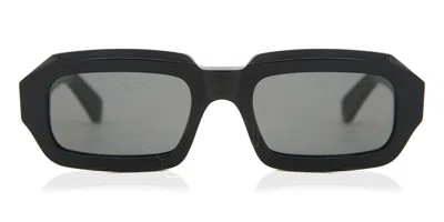 Retrosuperfuture Fantasma Black 17i Men's Sunglasses Black Size 54