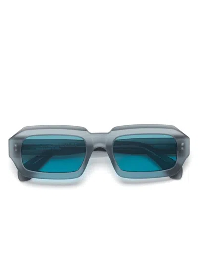 Retrosuperfuture Fantasma Rectangle-frame Sunglasses In Blau