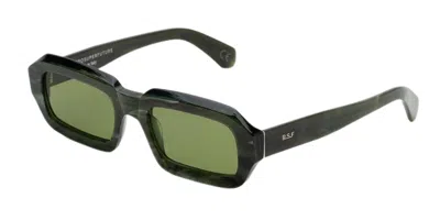 Retrosuperfuture Fantasma Tartaruga Bho Women's Sunglasses Green Size 54