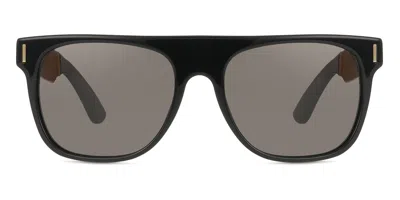 Retrosuperfuture Flat Top Francis Black Lam Men's Sunglasses Black Size 55