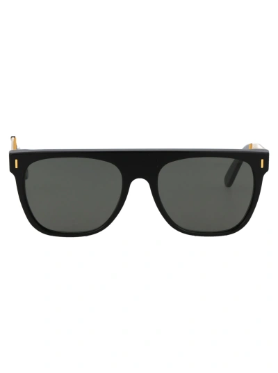 Retrosuperfuture Flat Top Sunglasses In Francis Black