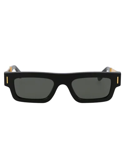 RETROSUPERFUTURE RETROSUPERFUTURE FRANCIS BLACK ACETATE SUNGLASSES
