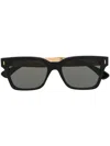 Retrosuperfuture Square-frame Sunglasses In Schwarz