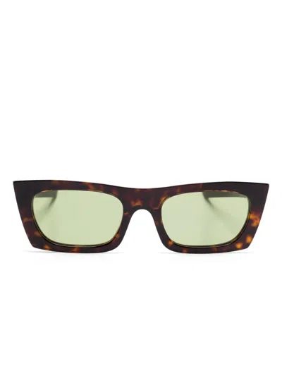 Retrosuperfuture Fred Sunglasses In Brown