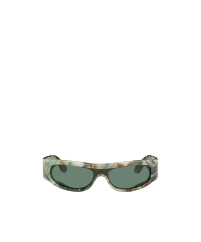 Retrosuperfuture Multicolor Pharaoh Sunglasses In Onyx