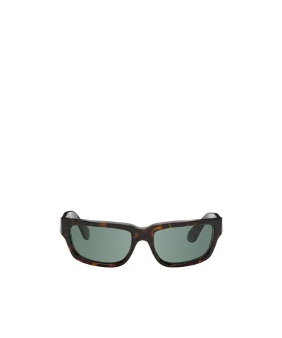 Retrosuperfuture Full Frame Sunglasses In Green
