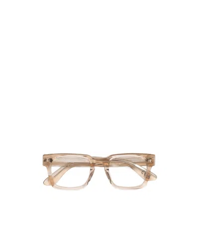 Retrosuperfuture Geometric Eyeglass Frames In Brown