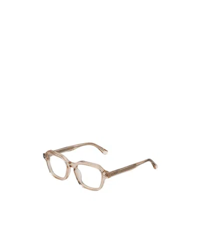 Retrosuperfuture Geometric Flat Mirror In Brown