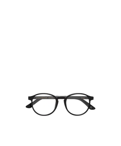 Retrosuperfuture Geometric Frame Eyeglasses (non-prescription) In Black