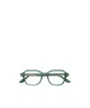Retrosuperfuture Geometric Frame Eyeglasses (non-prescription) In Green