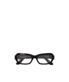 Retrosuperfuture Geometric Frame Plain Mirror In Black