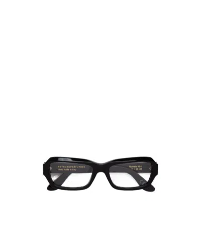Retrosuperfuture Geometric Frame Plain Mirror In Black