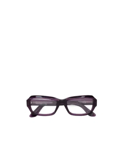 Retrosuperfuture Geometric Frame Plain Mirror In Black
