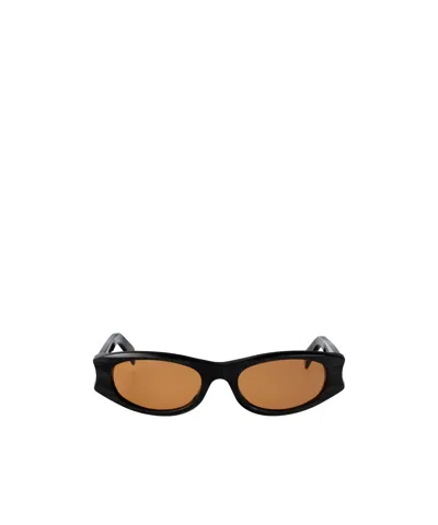 Retrosuperfuture Geometric Frame Sunglasses In Black