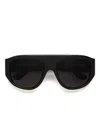 Retrosuperfuture Geometric-frame Sunglasses In Black