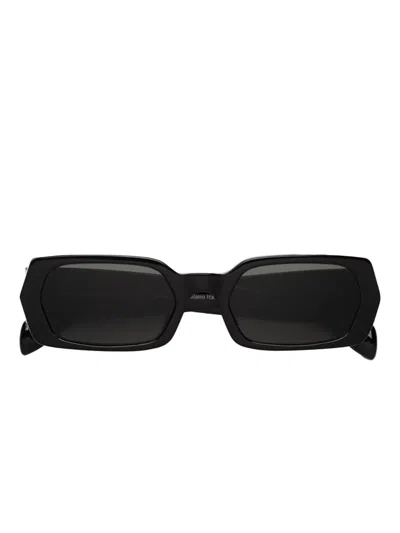 Retrosuperfuture Geometric Frame Sunglasses In Black