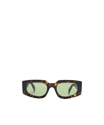 Retrosuperfuture Geometric Frame Sunglasses In Brown