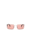 Retrosuperfuture Geometric Frame Sunglasses In Pink