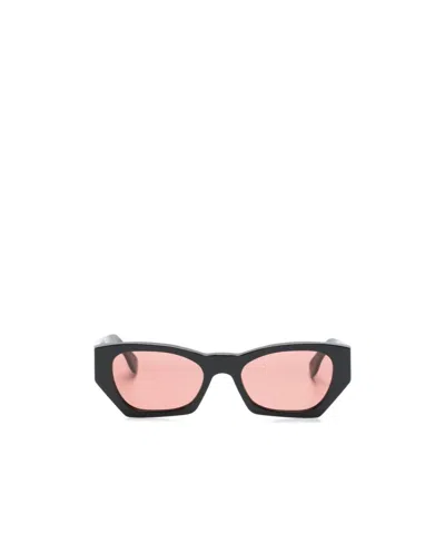Retrosuperfuture Geometric Frame Sunglasses In Pink