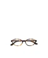 Retrosuperfuture Geometric Plano Mirror In Brown