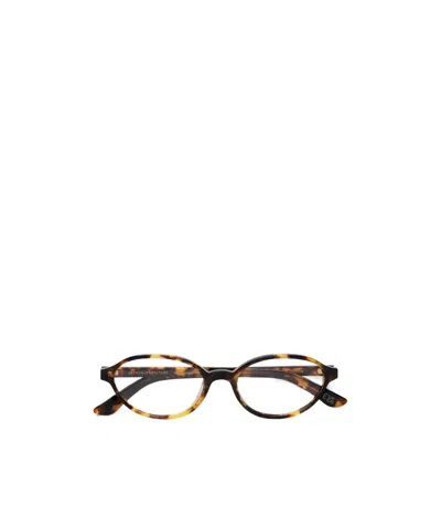 Retrosuperfuture Geometric Plano Mirror In Black