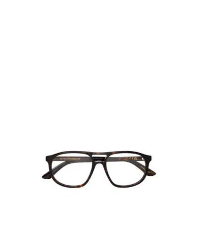 Retrosuperfuture Geometric Plano Mirror In Black