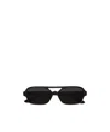 Retrosuperfuture Vico Rectangle-frame Sunglasses In Black