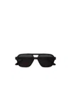 Retrosuperfuture Geometric Sunglasses In Black