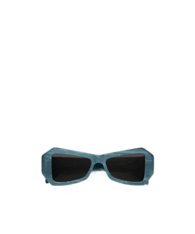 Retrosuperfuture Geometric Sunglasses In Blue