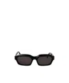 Retrosuperfuture Geometric Sunglasses In Black