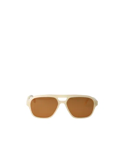 Retrosuperfuture Geometric Sunglasses In Brown