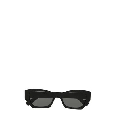 Retrosuperfuture Geometrically Framed Sunglasses In Black