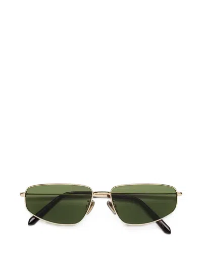 Retrosuperfuture Geometric-frame Sunglasses In Gold