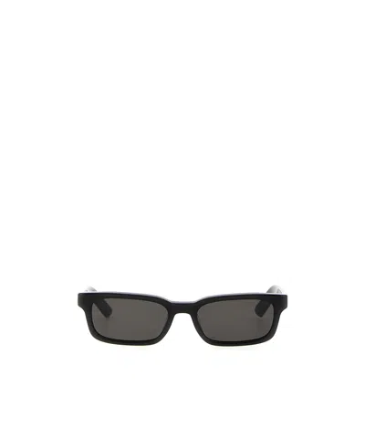 Retrosuperfuture Gesto Rectangle Frame Sunglasses In Black