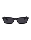 Retrosuperfuture Gesto Rectangle Frame Sunglasses In Black