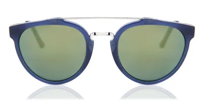 Retrosuperfuture Giaguaro 1gl Men's Sunglasses Blue Size 51