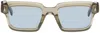 Retrosuperfuture Gray Giardino Sunglasses In Nude