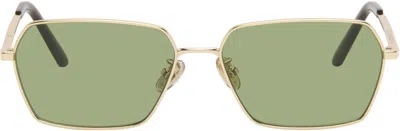 Retrosuperfuture Gold Balarm Sunglasses