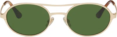 Retrosuperfuture Gold Bird Sunglasses In Classics