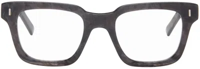 Retrosuperfuture Gray Numero 79 Glasses In Black