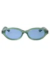 Retrosuperfuture Green Acetate Sunglasses In Green