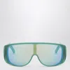 Retrosuperfuture Green Mask Sunglasses In Blue