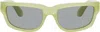 Retrosuperfuture Green Thelonius Sunglasses In Lime