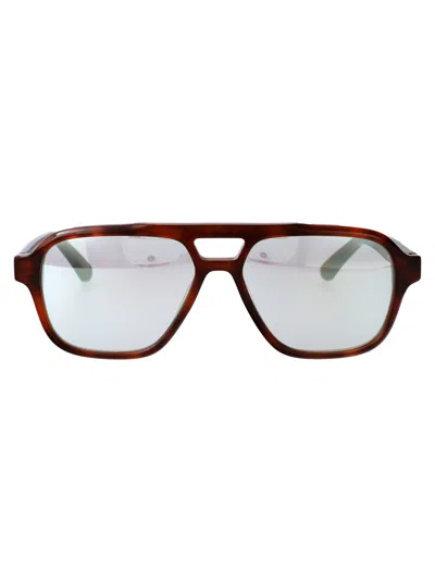 Retrosuperfuture Havana Acetate Sunglasses In Black